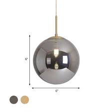 Modern Kitchen Sphere Glass Pendant