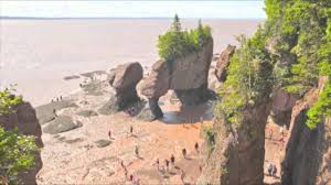 The Hopewell Rocks Official Time Lapse Video Of 45 6 Foot Tide
