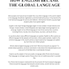 A Global Language: English Language