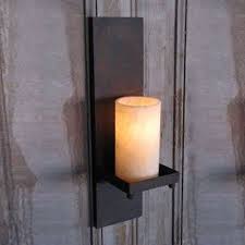 Tall Candle Light Wall Sconce 22 H