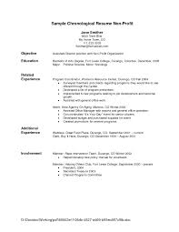 Reverse chronological resume format part 1of 3 what is the most common resume format and how does it highlight my skills? Chronological Order Resume Sample Resume Template Resume Builder Resume Example