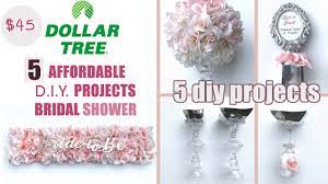 5 diy dollar tree bridal shower party