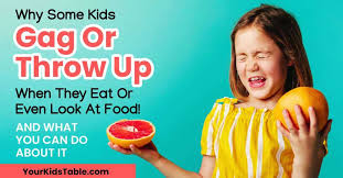 kids and throw up when they eat