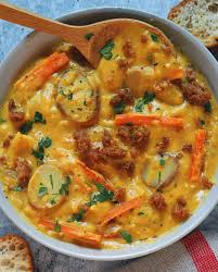 vegan sausage ernut squash soup