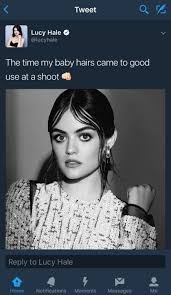 Get your baby hairs in formation with these 14 styles. Here S Why People Are Really Annoyed At This Picture Of Lucy Hale Popbuzz