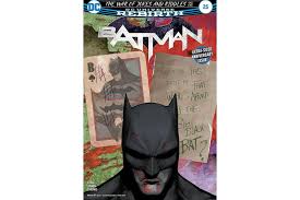 Batman #32 written by tom king art and cover by mikel janin variant cover by olivier coipel the war of jokes and riddles finale! Race Between Joker And Riddler To Determine Who Can Kill Batman First Entertainment News Top Stories The Straits Times