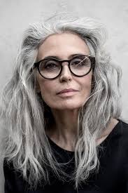 Older women hairstyles with bangs. Glasses For Grey Hair 40 Spectacular Styles Banton Frameworks