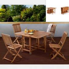 outdoor furniture wooden folding set 4