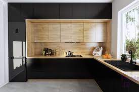 This semiopen kitchens colour theme is white with dark wood accents with an occasional pop of colour. 15 Best Wood Kitchen Ideas Wood Kitchen Cabinets Countertops And Islands