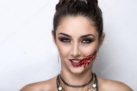 woman zombie art halloween stock photo