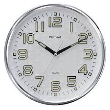 Plumeet 13inch Wall Clock With Silent