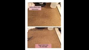 bleach spot correction on nylon carpet