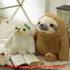 qoo10 1pc cute sloth plush doll toys