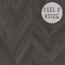 herringbone wood dark grey vinyl