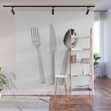 Fork Knife And Spoon Wall Mural By
