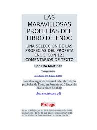 Check spelling or type a new query. Las Maravillosas Profecias Del Libro De Enoc Libro De Enoc Enoc Ancestro De Noe