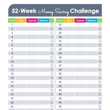 52 Week Money Challenge Blank Pdf Docdroid