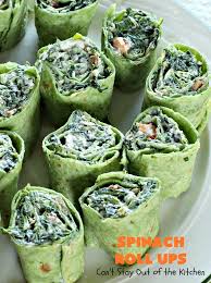 Spinach Roll Ups – Can't Stay Out of the Kitchen