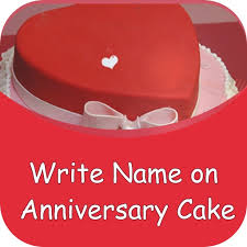 name on anniversary cake pic by markana