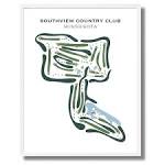 Southview Country Club, Minnesota Golf Course Maps and Prints ...