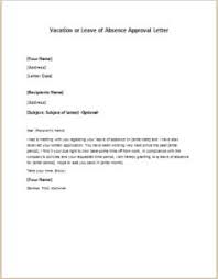 Writing A Medical Leave Of Absence Letter With Sample