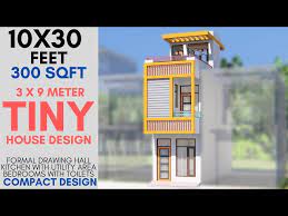 10x30 Feet 300 Sqft Tiny House Design