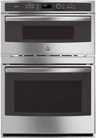 One is a convection oven. Ge Pt9800shss 30 Inch Built In Combination Wall Oven With 5 0 Cu Ft Capacity 1 7 Cu Ft Microwave True European Convection Over 175 Preprogrammed Menu Selections Speedcook Technology Ge Fits Guarantee And Self