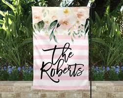 Personalized Garden Flag Welcome Flag