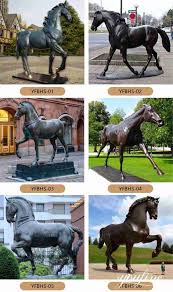 Bronze Life Size Horse Lawn Statue