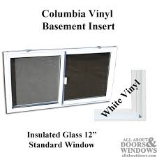 Vinyl Basement Sliding Window