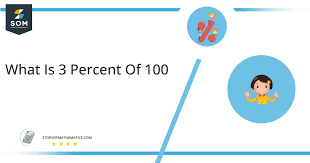what is 3 percent of 100 solution