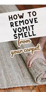 remove vomit smell from your carpet