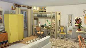building with bunk beds in the sims 4