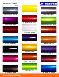 Car Paint Colors Paint Color Chart
