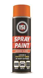 Orange Gloss Spray Paint 250ml
