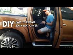 Install Back Seat Cover Nissan Navara
