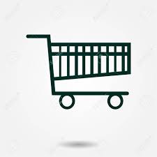 Flat Icon Of Shopping Chart Add A Product To The Cart