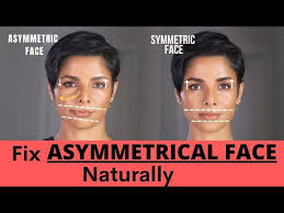 you can fix asymmetrical face naturally