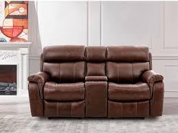 power recliner genuine leather sofa