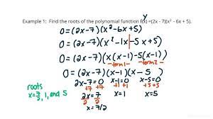 Of Polynomials Algebra