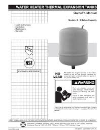 Water Heater Thermal Expansion Tanks