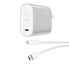18w Usb C Pd Wall Charger Lightning Cable Belkin