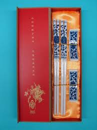 gift set of porcelain chopsticks