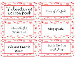 Create Printable Coupons Blank Coupon Book For Boyfriend Narrafy