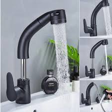 bathroom sink faucet with pull out