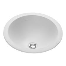 round bathroom sink white alpin