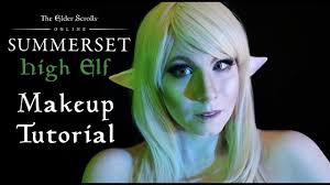 elder scrolls inspired high elf makeup