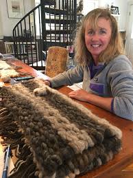 alpaca rug making cles