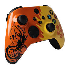 Dragon ball z custom ps4 controller this custom dragon ball z controller is designed to showcase goku on the front shell and can be customized with our large selection of custom controller options by default our controllers come with no mods installed. Dragon Ball Z Super Saiyan Dragon Balls Undead Gaming