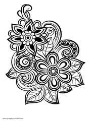 Maybe you would like to learn more about one of these? 130 Flower Coloring Pages For Adults Free